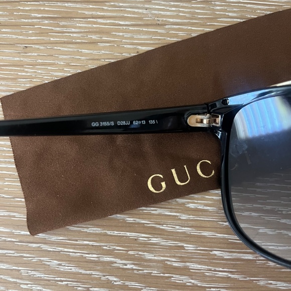 Gucci gg 3155 s sunglasses black gradient lens - Picture 5 of 9